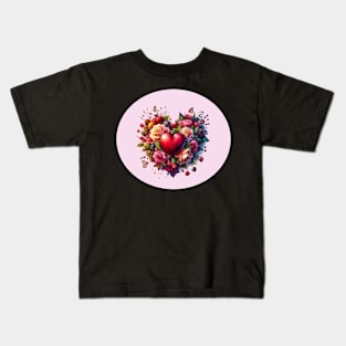 Fluttering Romance Kids T-Shirt